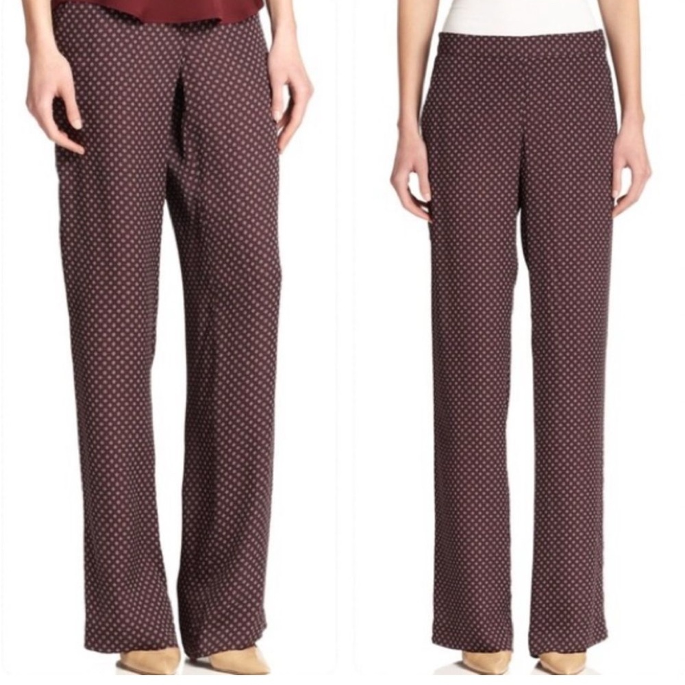 Theory Mitrana Women's Printed Silk Pants